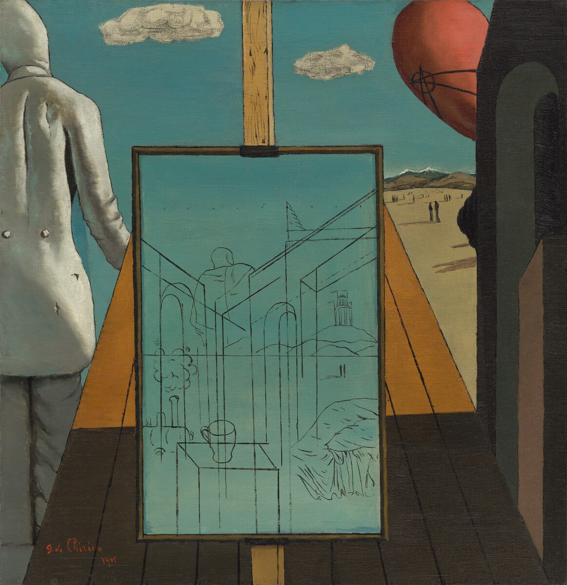 The Double Dream of Spring #artbots #dechirico