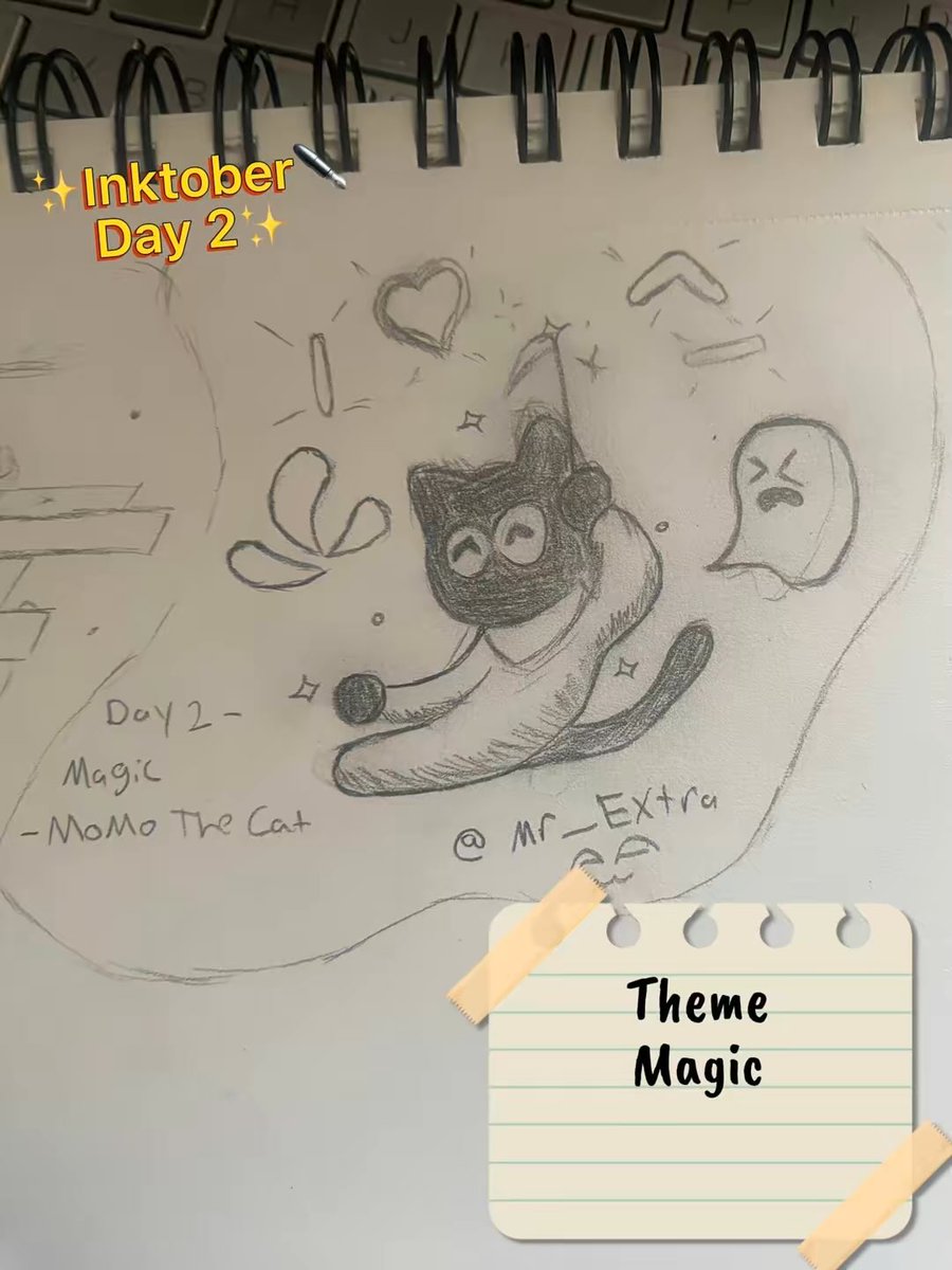 Mr_Extra65's tweet image. Inktober day two
#magic 
#Art
#Inktober2025