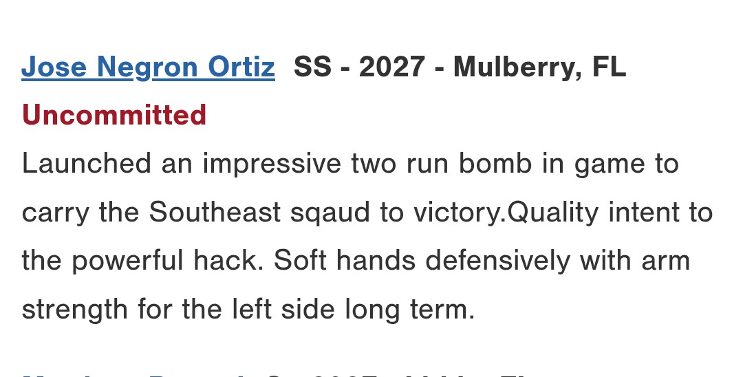 Jose Negron Ortiz 2027 (@joseluisne93668) on Twitter photo 