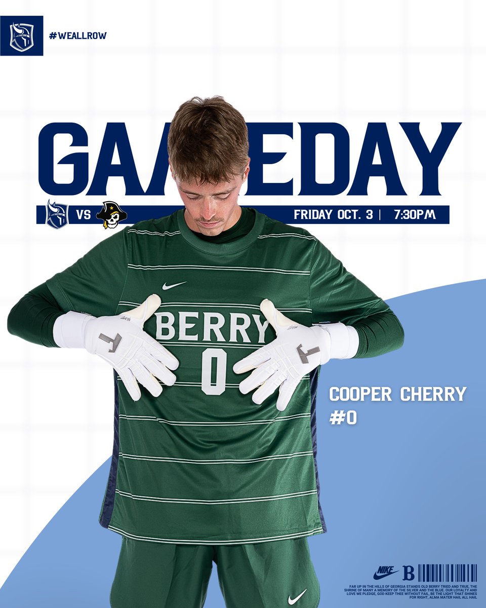 BerryVikings's tweet photo. Men's soccer looks to protect their home field as they open up conference play with a showdown against Southwestern at 7:30 PM!

📍: Mount Berry, GA
⏰: 7:30 PM
📊:https://t.co/PNfOHBK0Xb
📺: https://t.co/GJdnsuG0MB https://t.co/1iYcVLMnFD