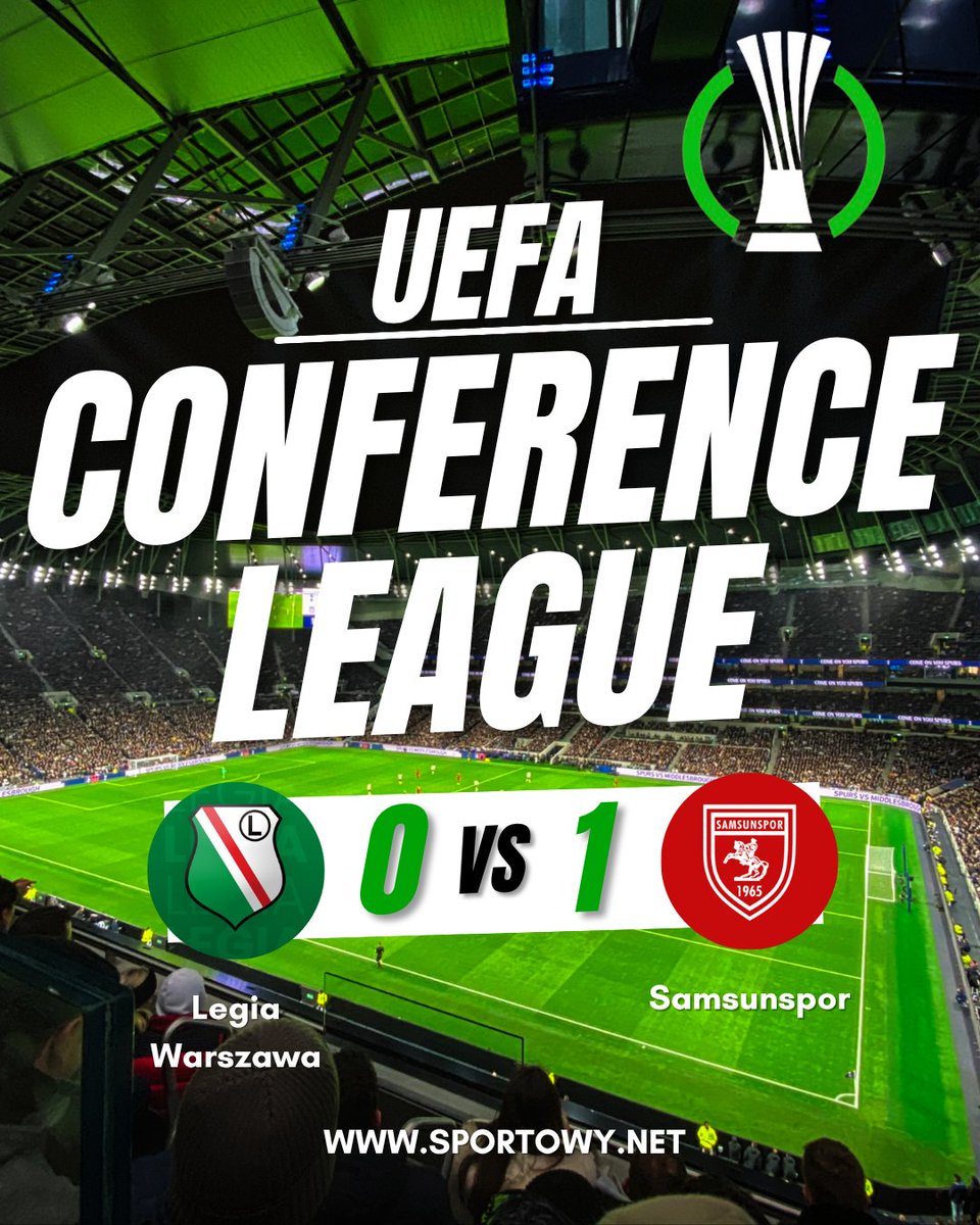 SportowyNet's tweet photo. Legia Warszawa niestety jako jedyny polski klub bez punktów w pierwszej kolejce Ligi Konferencji. #LEGSAM Więcej o tym meczu poniżej. https://t.co/cwCWFZtFmF