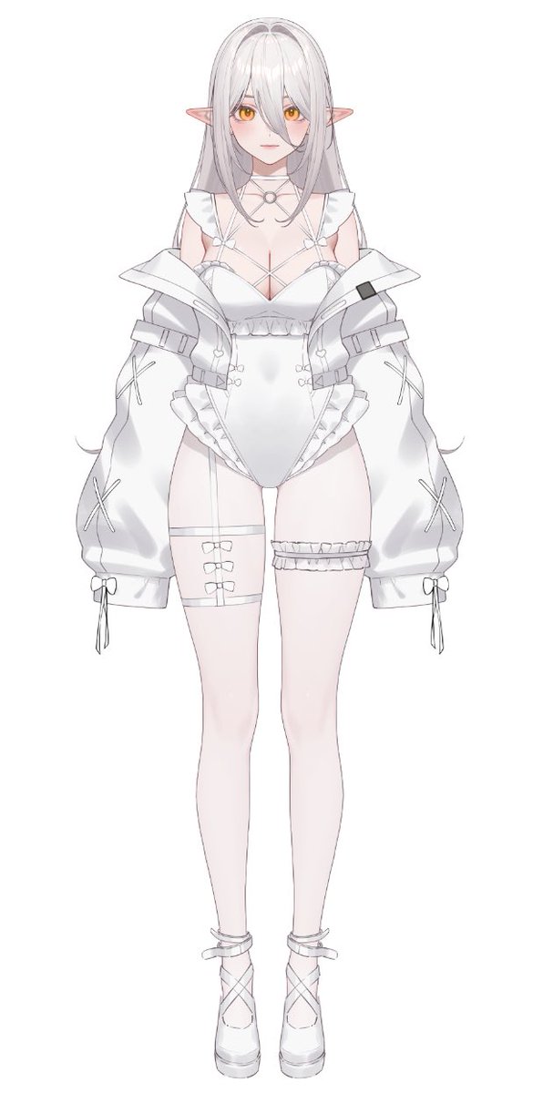 ChalizKokoda's tweet image. The outfit and accessory designs are also in progress. I’m really looking forward to the final result…! 

#LizMetaCustomizableVtuber #CustomizableVtuber #vtuber #Live2D