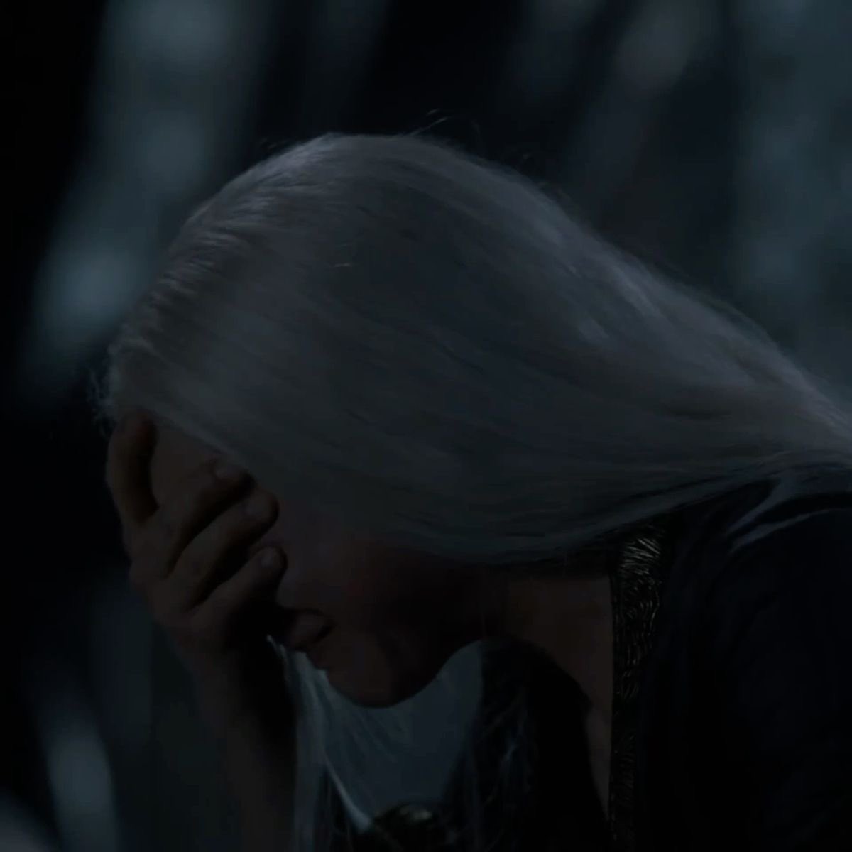 femmenyra's tweet photo. the ghost of the red keep, rhaenyra targaryen. sometimes at night you can hear her weeping throughout the halls. you’ll know she was once there when there are candles burning that shouldn’t be. books left out that no one has read. https://t.co/qIDt6qwERZ
