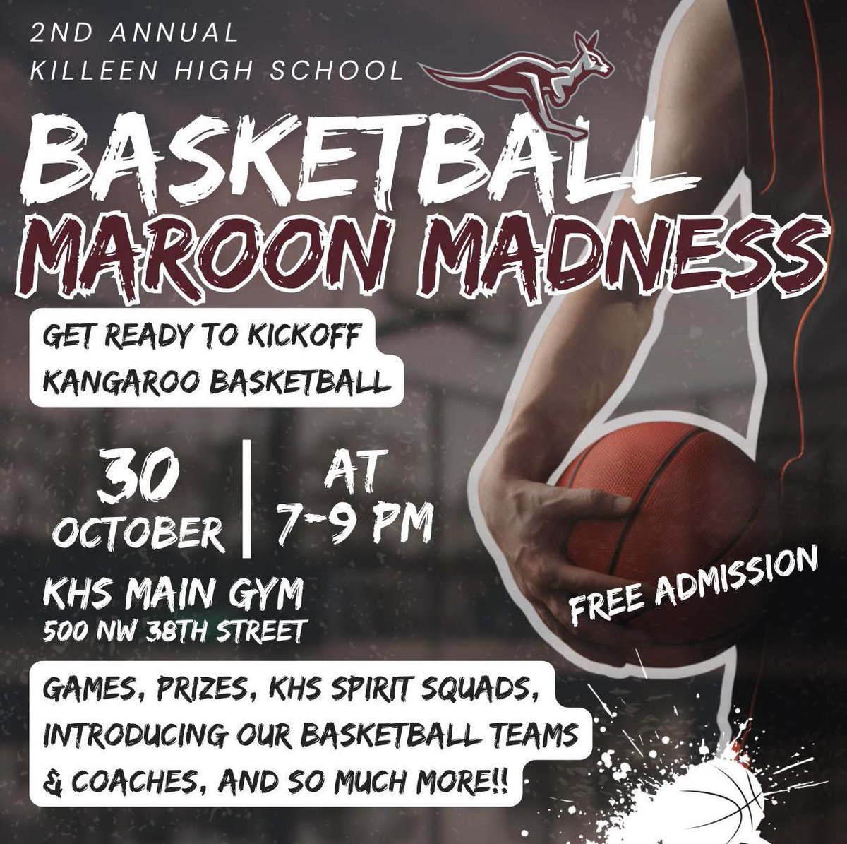 It’s almost time!!!!!👏🏽👏🏽👏🏽👏🏽🏀🏀🏀BE THERE! <a href="/KilleenISD_/">KISD Sports</a> <a href="/_theWeave/">Josh Weaver</a>