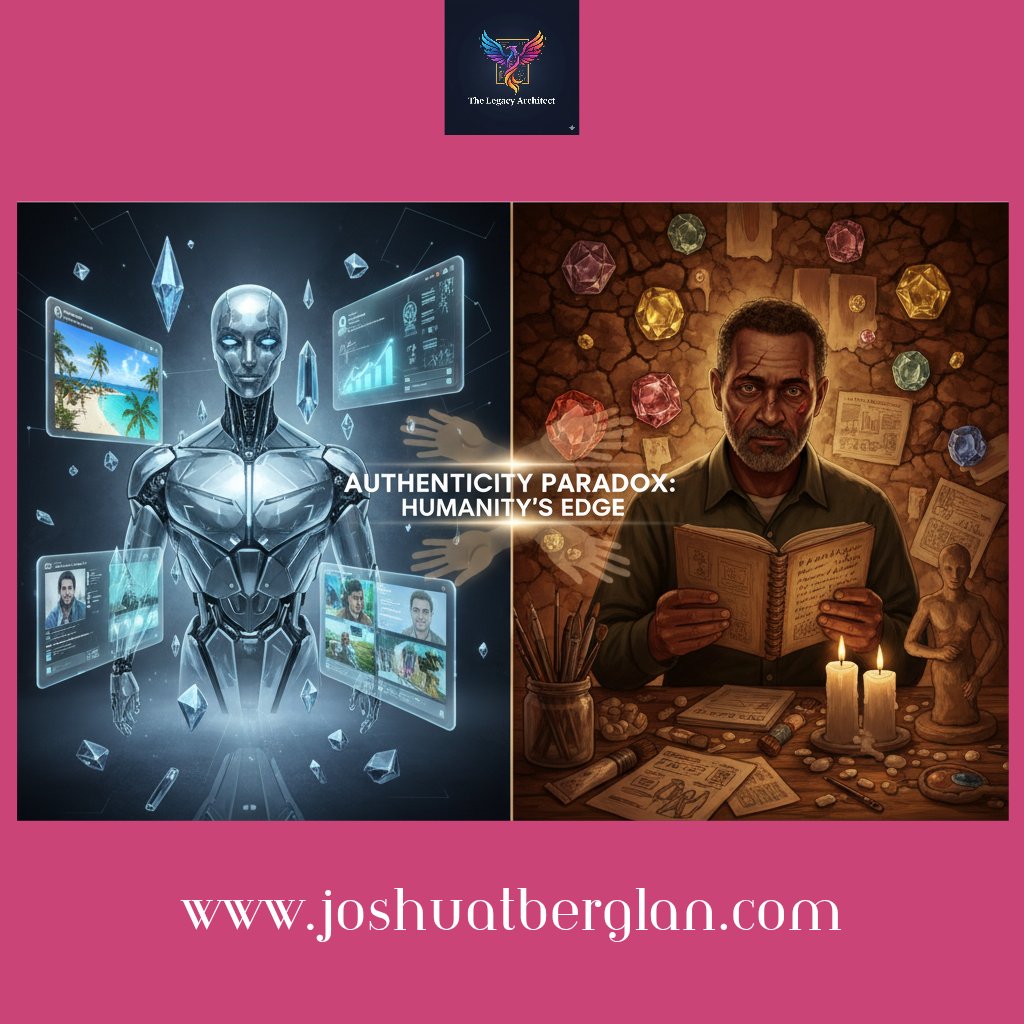 MayorExperience's tweet image. In a world of AI perfection, your flaws aren&apos;t weaknesses—they&apos;re your superpower! 🌟 

Dive into &quot;The Authenticity Paradox&quot; and learn how embracing your real story builds trust &amp;amp; legacy. 

Let&apos;s go global! 

#Authenticity #PersonalGrowth #AIvsHuman

Read more:…