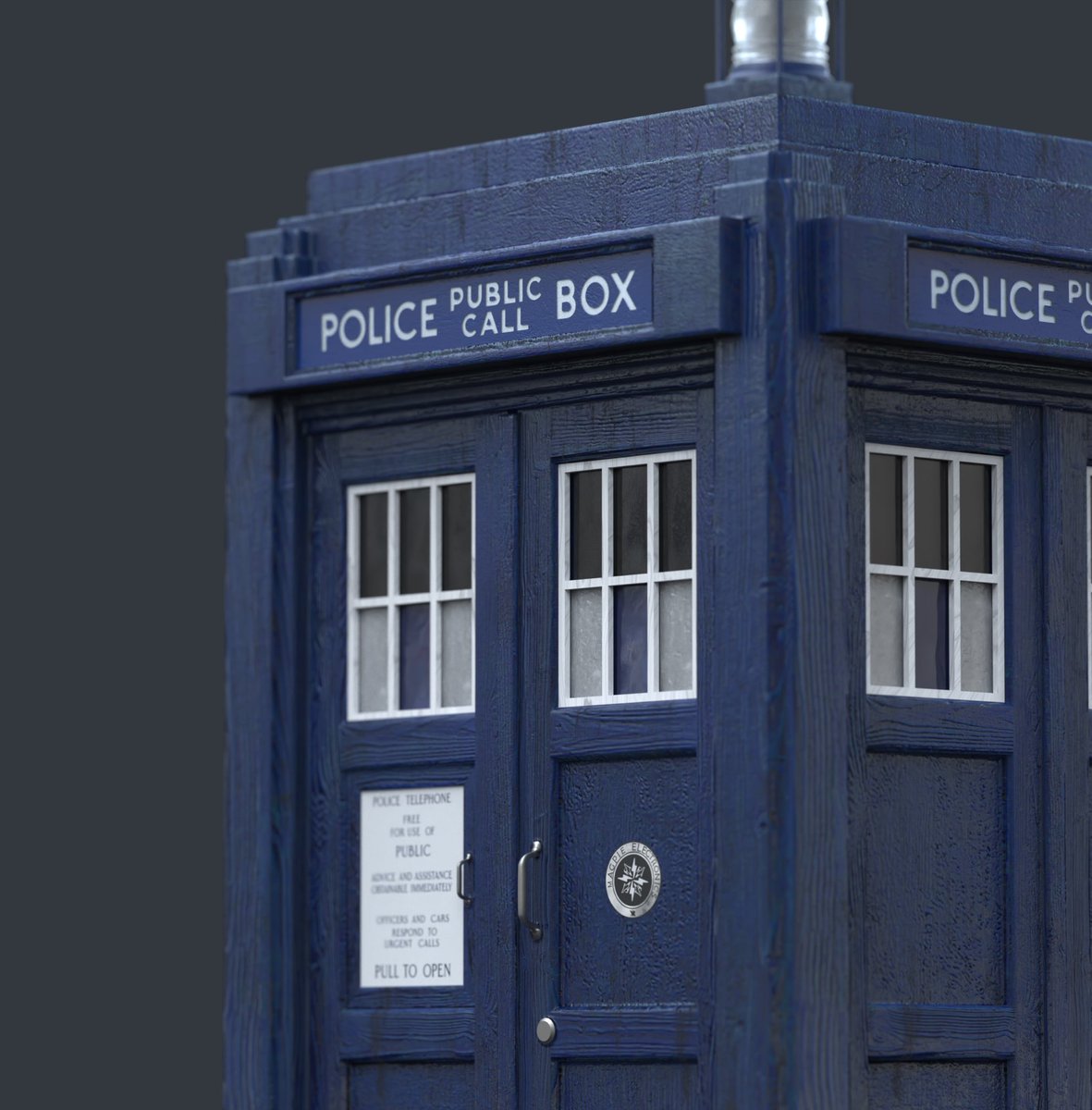 TARDISman550's tweet image. Behind the scenes shots of the 3D model