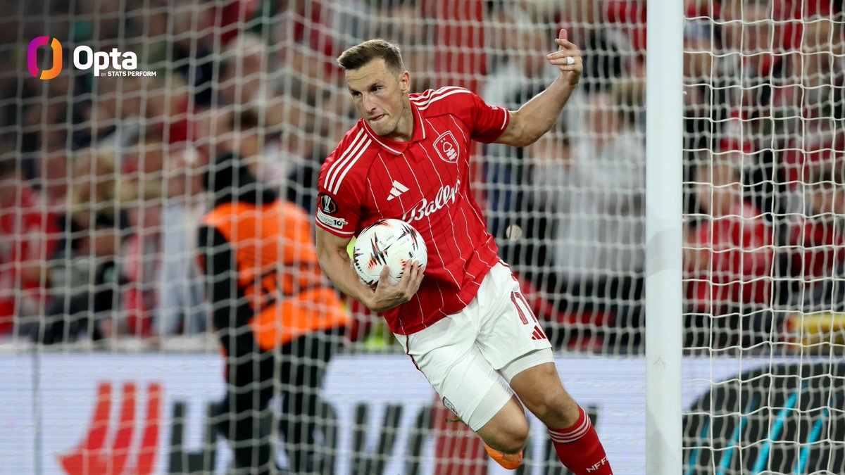 OptaJoe (@optajoe) on Twitter photo 14 - Biggest gaps between first two major European goals:
14 years, 347 days - Eugenio Corini (1990 - 2005)
14 years, 221 days - Mark Wright (1982 - 1997)
13 years, 347 days - Chris Wood (2011 - 2025)
Consolation. 14 - Biggest gaps between first two major European goals:
14 years, 347 days - Eugenio Corini (1990 - 2005)
14 years, 221 days - Mark Wright (1982 - 1997)
13 years, 347 days - Chris Wood (2011 - 2025)
Consolation.