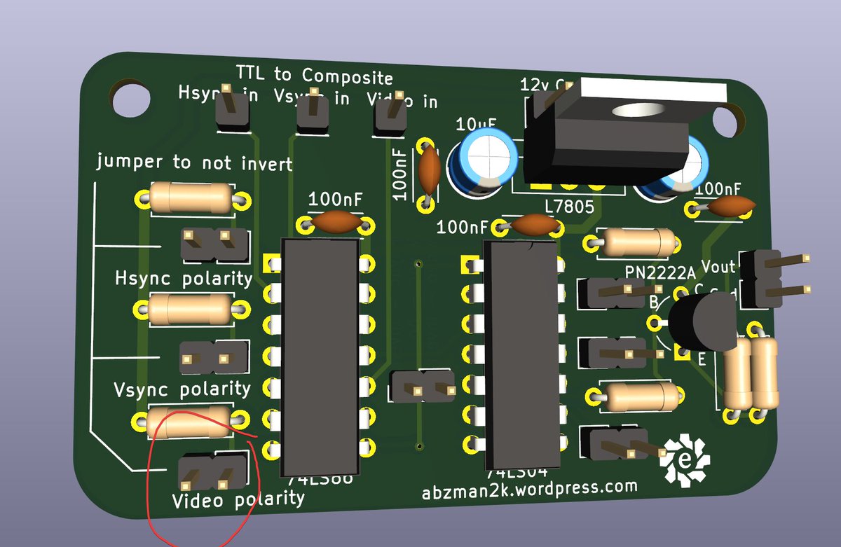 abzman2000's tweet photo. @90minutetape measuring the frequency would be putting an oscilloscope or frequency counter on the hsync line.  The first thing I would say is to invert the video polarity, from what I can see that needs to be done https://t.co/B00j2Cb3oN