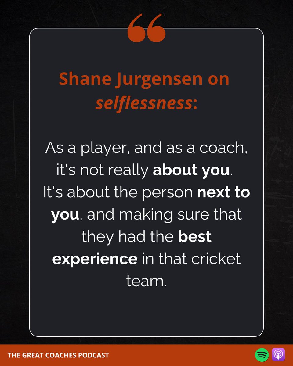 💬  As a leader, how do you ensure that others are getting the most from your team environment?

Listen to our latest episode now:
🎧 Apple bit.ly/4nTgWqr
🔉 Spotify bit.ly/4nKPACx 

#Podcast #Leadership #Coaching #InspiringLeaders #SportsLeadership