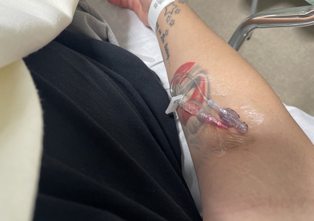 Ended up in the ER with complications from my surgery Tuesday night into Wednesday morning. 

Walked out with a new diagnosis &amp; an infection.

Doing my best to survive everything, cause this is insane. 🥲

Getting back to everyone as soon as I can.