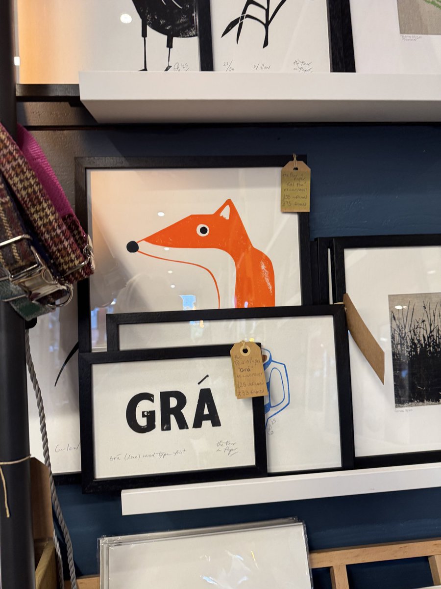 Wendie_Gregg's tweet photo. Saw this today when I was up in Belfast on the Lisburn Rd, we could all do with a bit of it… Grá Love 
Artist - The pear in paper Donegal #asgaeilge #irish https://t.co/2QQmyR1LgQ
