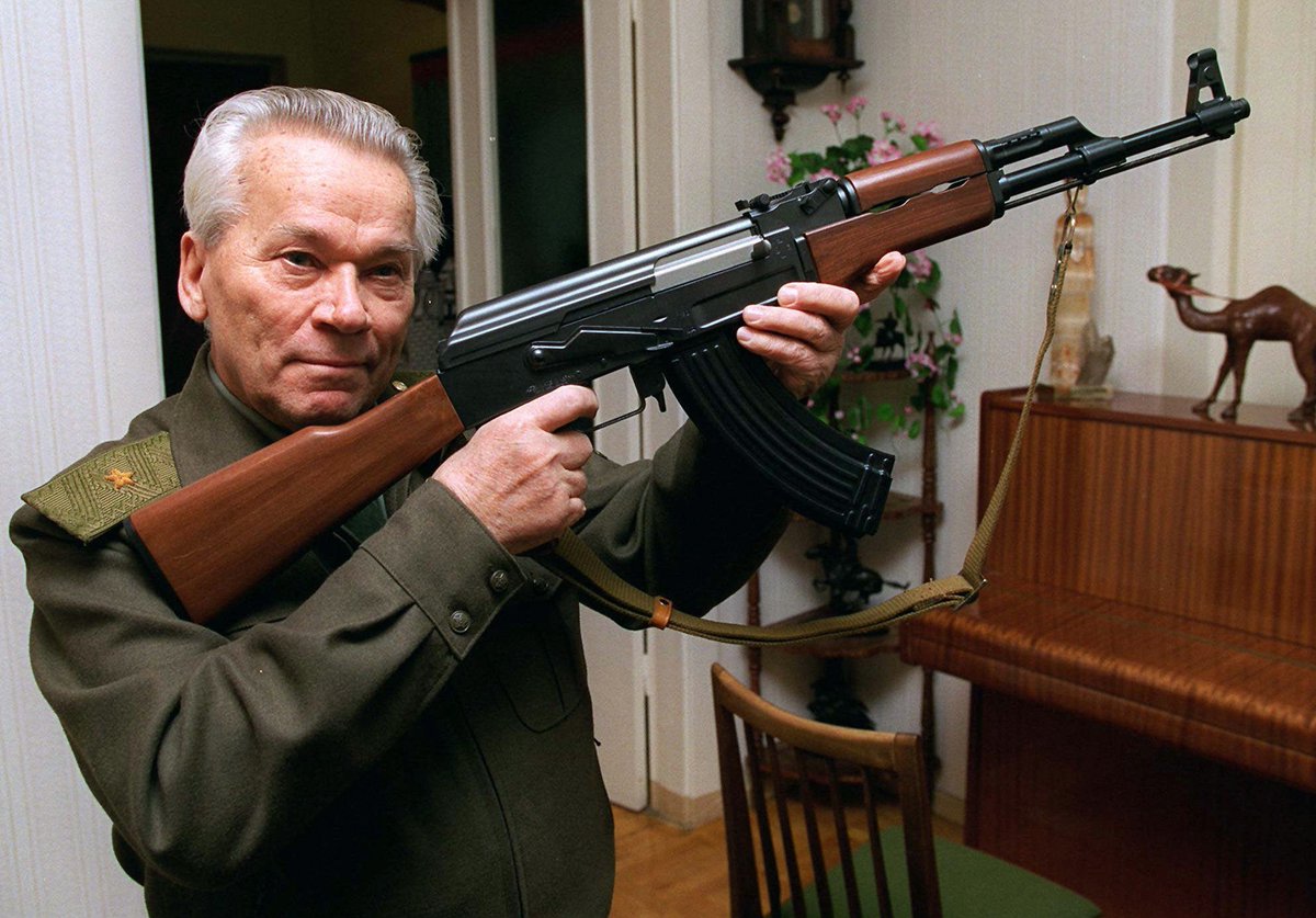 Nobody remembers Catalonia. It was a failed experiment that inspires nobody.

On the other hand, here is the AK-47, which is the universal synbol of resistance, and created by the Soviet Union. The Soviet Union mass produced this gun and gave it to revolutionaries world wide.