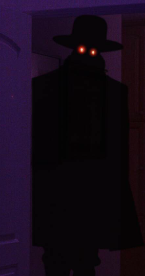 was watching the vod sleep paralysis demon r crazy scary bro mine was a tall nigga named the hat man would stand in a corner tall asf eyes glowing red sometime staring at u (this is dead ass all i used to see during sleep paralysis)