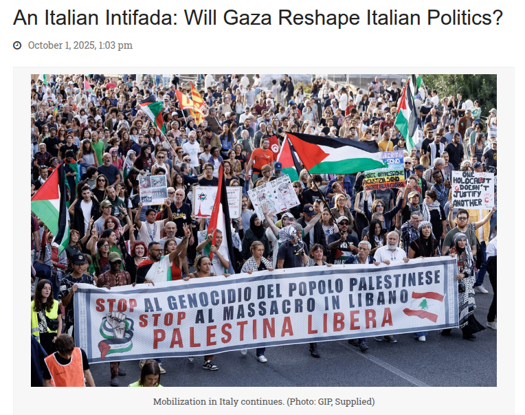 stafe76's tweet photo. https://t.co/39rvOHrbez
"What is happening in Italy is unprecedented in the history of solidarity between the country and any other international cause anywhere. A popular uprising is underway" https://t.co/sG0QMbtv3W