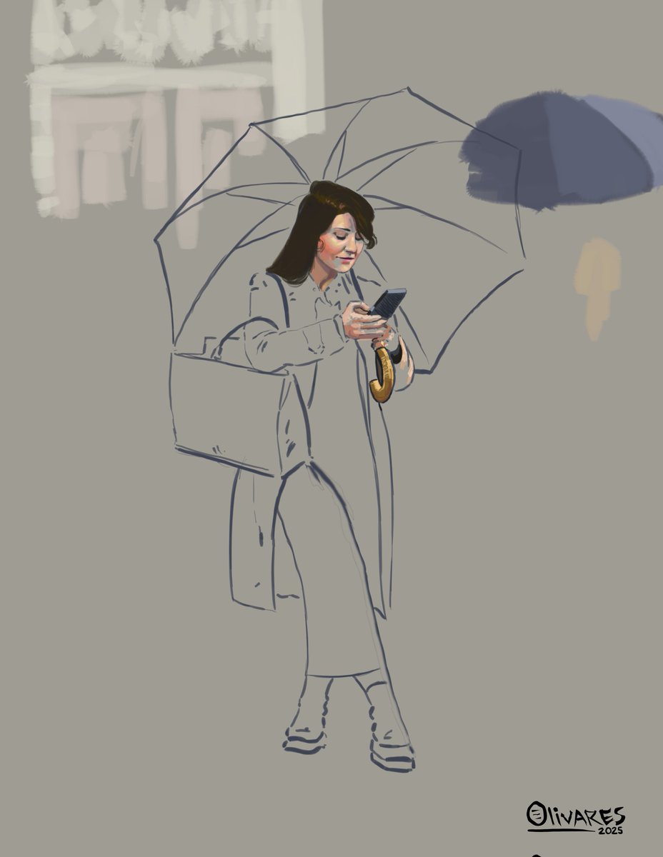 Nueva Obra: La Musa de Milano ¿Y quién es ella? Ella es el momento perfecto.

Hacía un día llovioso en Milan, pero aun así salí a caminar hasta el Duomo, al llegar, una pareja de extraños me pide una foto, se las hago y les pido que me tomen una. Cuando veo la foto, justo a mi