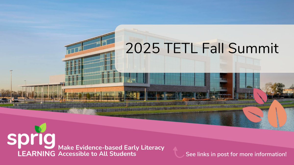 The 2025 <a href="/TXEdTechLeaders/">TETL--Texas Education Technology Leaders</a> Fall Summit is happening today at <a href="/CyFairISD/">Cypress-Fairbanks ISD</a>, focusing on providing a fully accessible learning experience to all students. Find more info: tetl.org/cpages/fall-su…

#edtech #tech #edu #school #instruct #assess