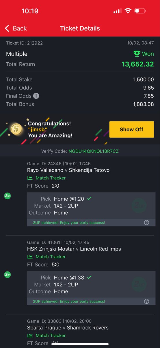 GeoffreyJims's tweet photo. @Cashoutkingbet I don las las chop your game. Joy Dey. This weekend stake power Dey I active boss https://t.co/AZub33ETcf