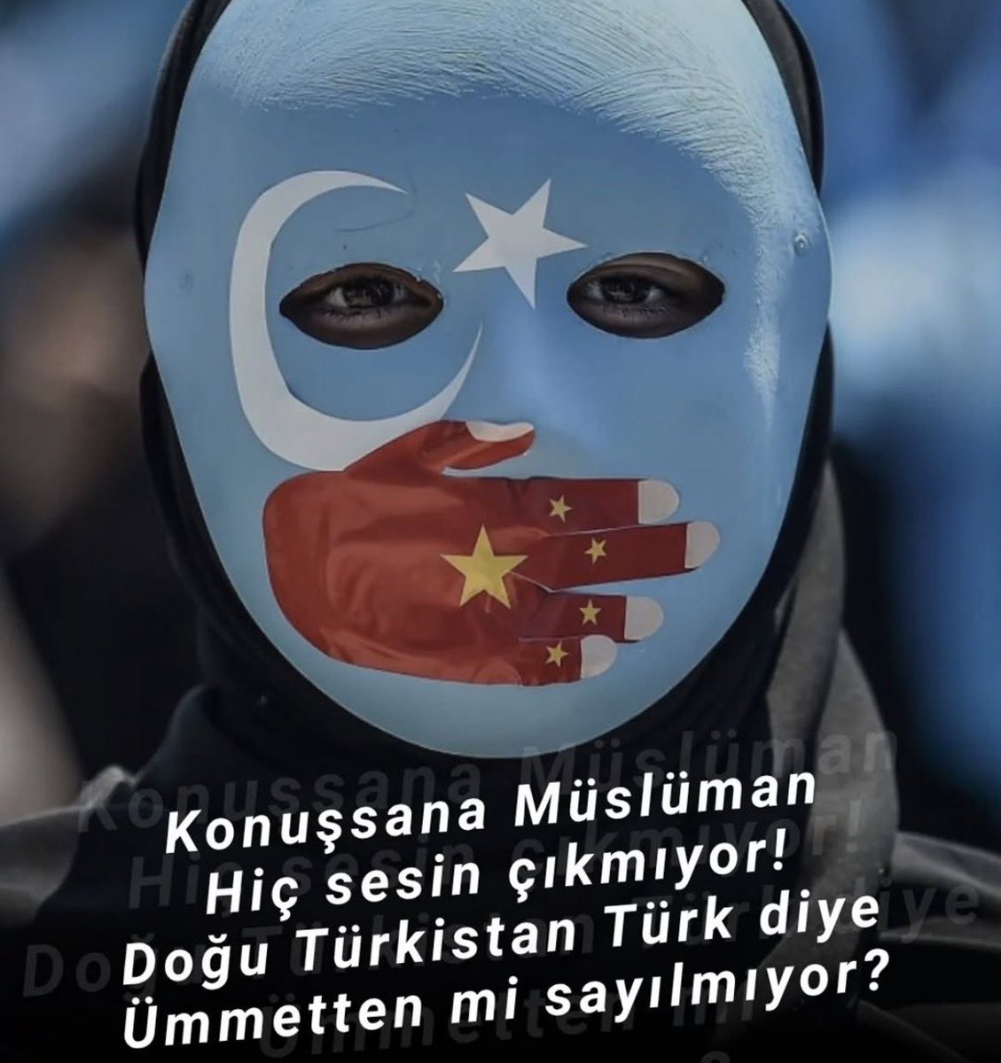 YzbAltay's tweet photo. “Konuşsana Müslüman hiç sesin çıkmıyor!

Doğu Türkistan Türk diye Ümmetten mi sayılmıyor? “ https://t.co/pDfnCmgaqj