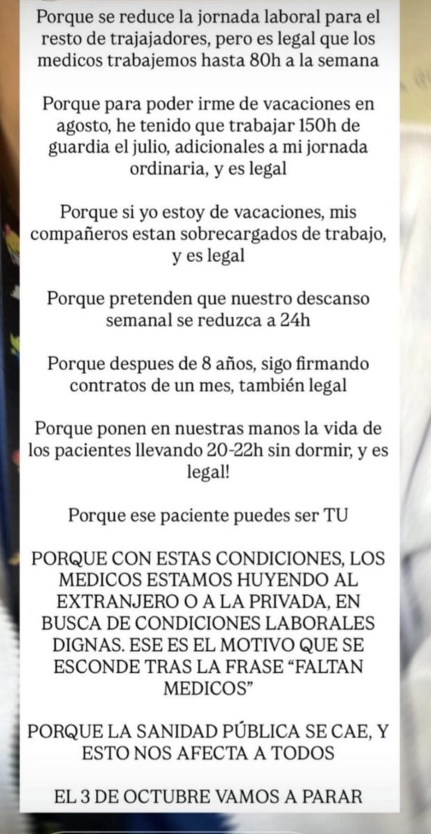 #HuelgaMedica #huelgademedicos
