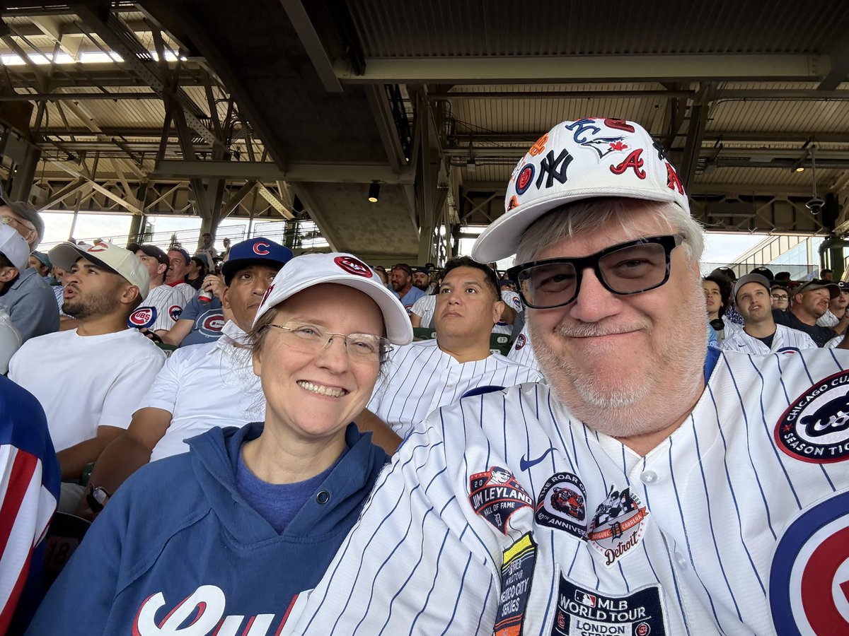 Xriptian's tweet image. Game 149 – October 1, 2025

San Diego Padres vs. Chicago Cubs
Wrigley Field, Chicago IL – Wild Card Game #2

A rare sighting tonight: Karen joined me at the ballpark. That’s like spotting Halley’s Comet—once in a great while, and everyone should stop what they’re doing to take…