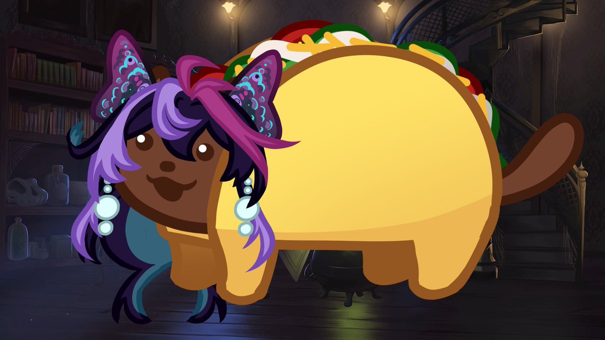 Thank you so much for 750 followers on Twitch!!!❤️
If you missed it last night I revealed my new Taco Cat model by <a href="/NotRuder/">🍔🌭Ruder</a> to kick off the first day of #Catober!