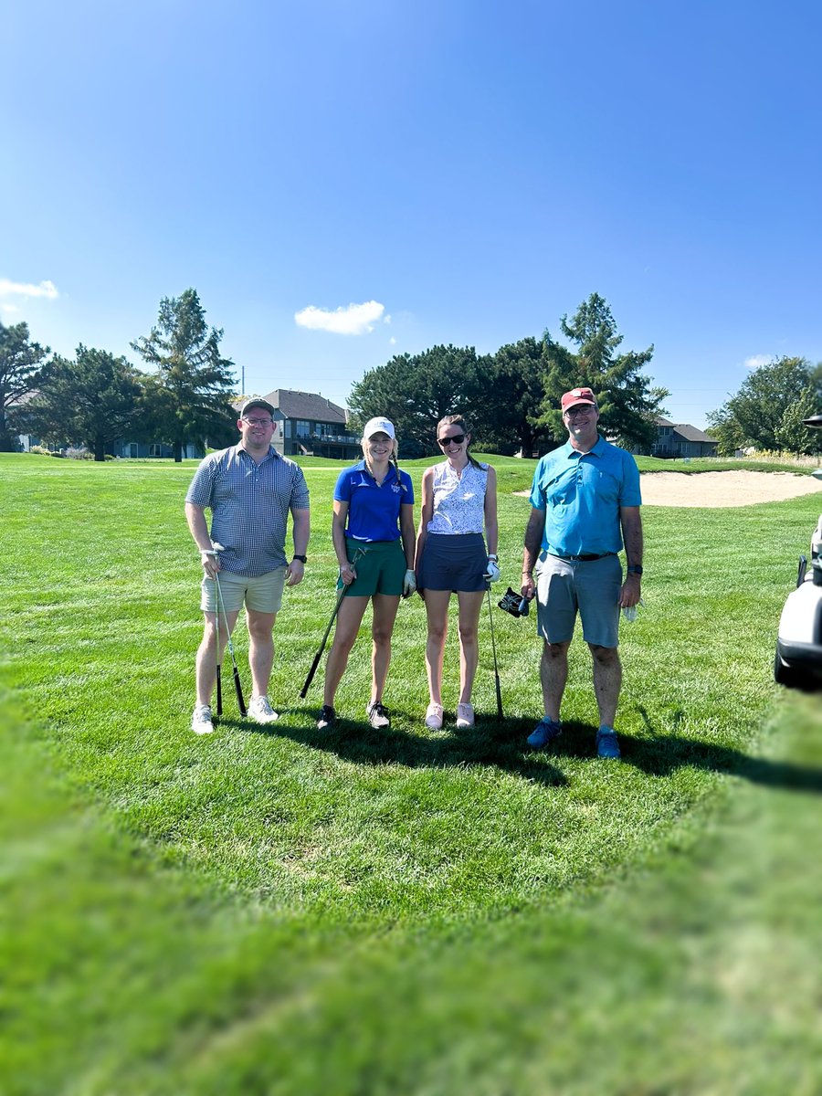 Attorneys David Changstrom, Callie Kanthack, Hannah Junk &amp; Craig Martin hit the links at the 2025 FNC Open! ⛳

Proud to support <a href="/FarmersNational/">Farmers National Company</a> and this fantastic event.
#FNCOpen2025 #LDMlaw #AgLaw #CommunitySupport