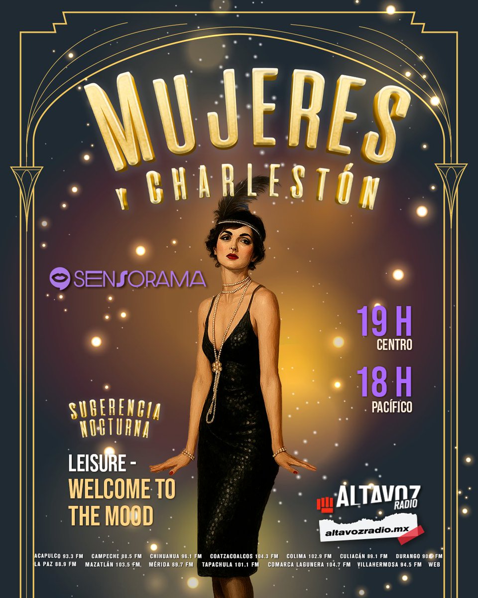 💃 El charlestón no solo fue un baile, también fue rebeldía y libertad femenina. 😮

✨En #Sensorama descubrirás el baile que rompió los estereotipos de su epoca, al permitir el uso de faldas cortas, los pasos atrevidos y al dejar fuera los corsés . 🎶

⏰ Viernes 19 h