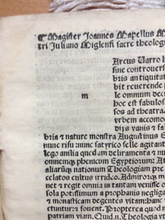 jdmccafferty's tweet photo. Sometimes - 1490 - someone does the hand rubrication of a printed book.  And sometimes not - as in this 1498 example. https://t.co/YAkzxatOAn