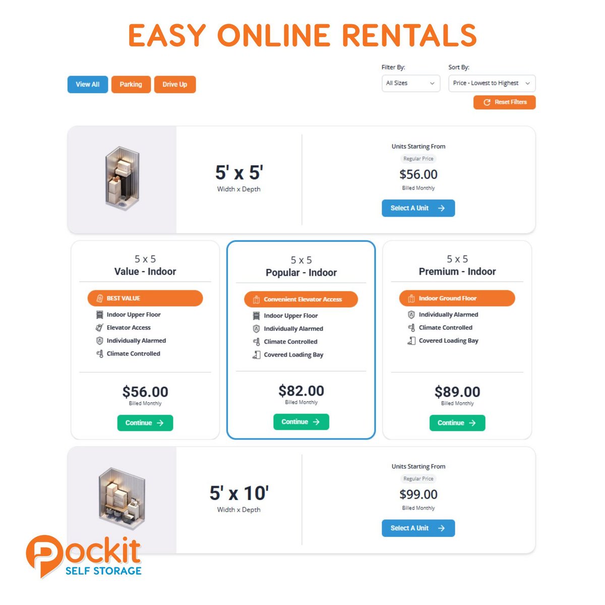 PockitStorage's tweet image. 💻 Looking for the best storage deals?
Check out our online inventory for real-time availability, promotions, and exclusive online-only pricing.
Your next storage solution is just a click away. 📲

pockitselfstorage.com

#BookOnline #StorageDeals #PockitSelfStorage