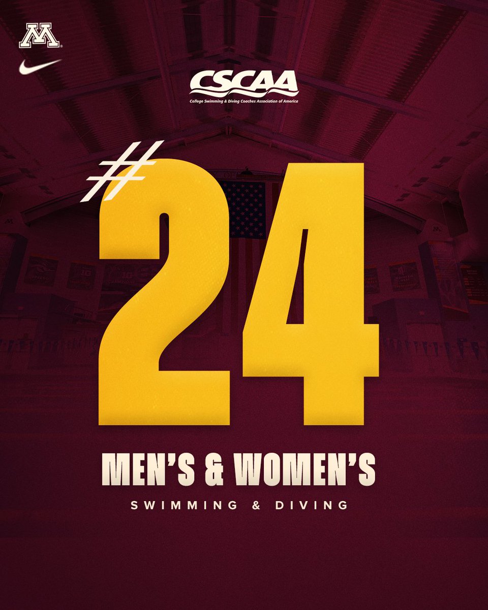 GopherSwimDive's tweet image. Kicking off the season at No. 2⃣4⃣!

🔗: z.umn.edu/arbl

#SkiUMah〽️