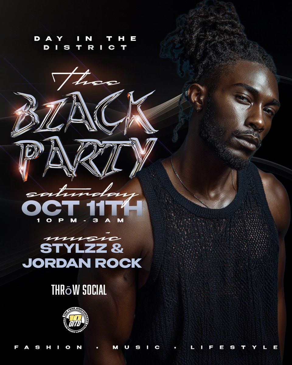 iloveDITD's tweet photo. THEE BLACK PARTY is one of our favorites. 
Lock in Early. 📍
✨ It’s THAT season. ✨
THEE BLACK PARTY 🖤

📅 Saturday, October 11th | 10PM–3AM
📍 Throw Social https://t.co/DZe8GAj1mX