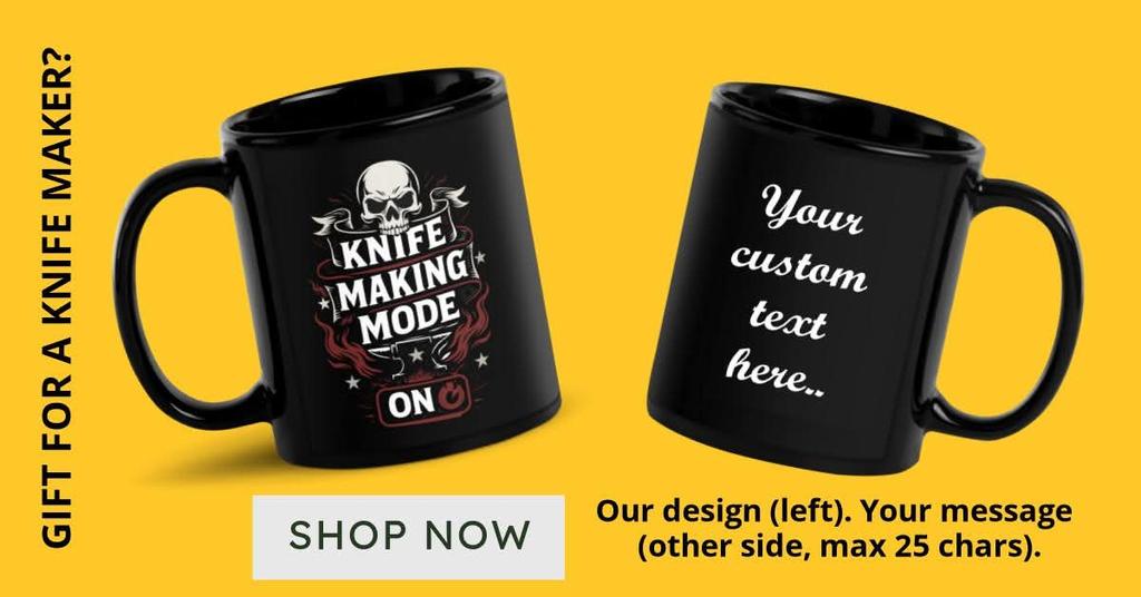 THKnives's tweet photo. Make it personal before Christmas!
Our knife-maker design on the left + your custom message (≤25 characters) on the other side.
Gift-ready, durable print, ships fast.
Order now: https://t.co/bnafTNPT0T

#KnifeMaker #Bladesmith #Blacksmith #CustomKnives #WorkshopLife #Forged https://t.co/GSoR4B8K36