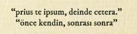 Bu senenin öğretisi