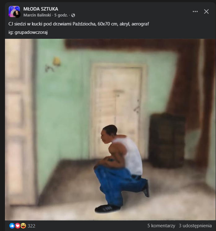 roszul5's tweet photo. Sztuka malowana rzadko robi na mnie wrażenie. Ale to jest jeden z tych momentów, kiedy doceniam. https://t.co/OoZk61oyzm