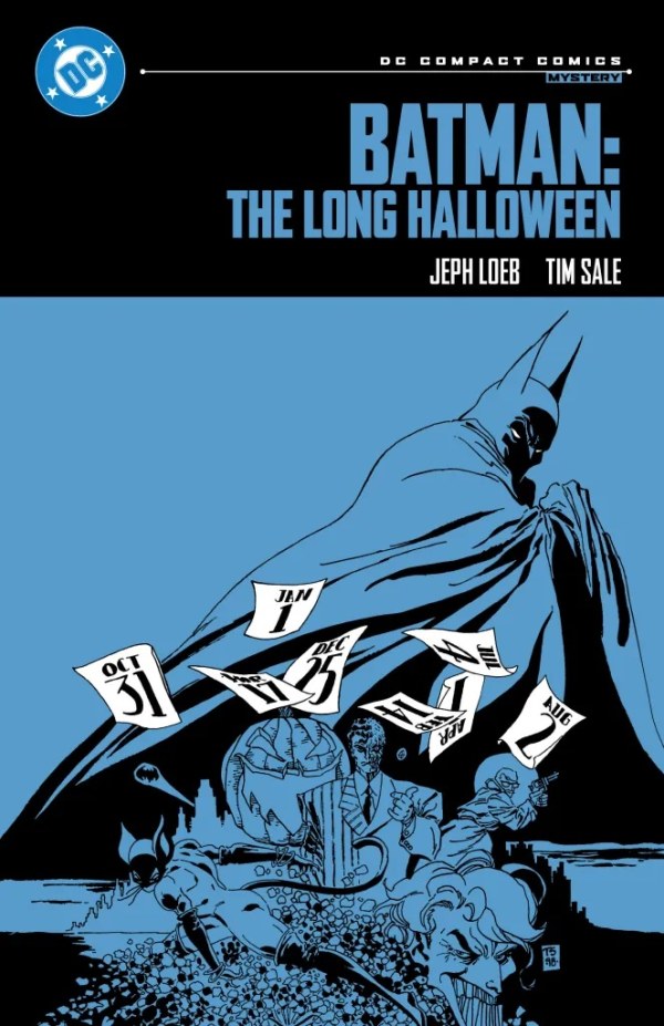 beytomcomics's tweet image. It all started on Halloween. Ever since, a killer strikes on every passing holiday, leaving the mob, the cops, the freaks, and the Bat into trying to solve the question: Who is the Holliday Killer? BATMAN: THE LONG HALLOWEEN DC Compact Comics Edition by #JephLoeb &amp;amp; #TimSale!