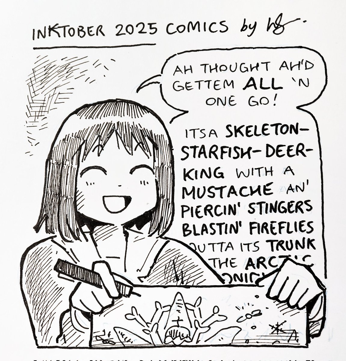 she's all ink no tober #azumangadaioh 
