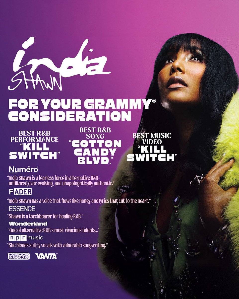 For your GRAMMY consideration.
Thank you 💙