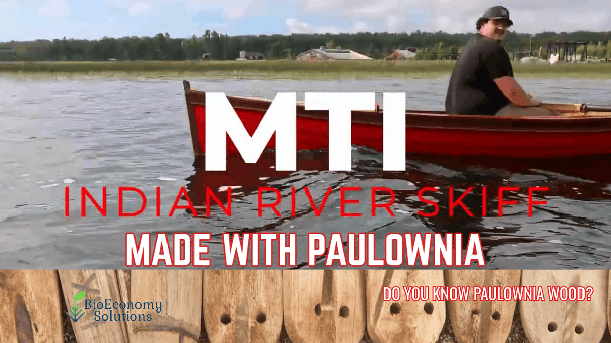 Algae4Gas's tweet photo. Every dream of making your own sailing vessel out of wood? Here's a video of three wooden skiff projects constructed with #paulownia wood sourced from BioEconomy Solutions USA.

Here is footage of the 3 skiff made from paulownia! Enjoy! https://t.co/ye7f8Q5wPe

#skiff #woodenboat https://t.co/3NDlYiPBsl