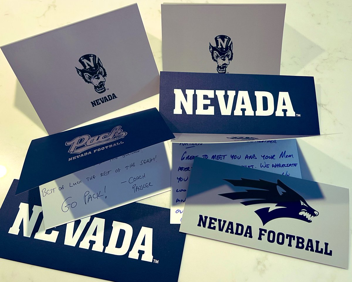 Thank you <a href="/BJ_Robrtsn/">BJ Robertson</a> and <a href="/NevadaFootball/">Nevada Football</a> Coaches and Staff for all the handwritten letters‼️ #GoPack 
<a href="/_elsielynn_/">Elsie Lynn</a> <a href="/ParkerEHenry/">Parker Henry</a> <a href="/AustinDArmond/">Austin</a> <a href="/NV_DennisEck/">Dennis Eck</a> <a href="/TomNitao/">Tom Nitao</a> <a href="/NolanOwenLS/">Nolan's Long Snapping</a> <a href="/FentressKicking/">Fentress Kicking</a> <a href="/coachphiljohn/">Coach P.</a>
