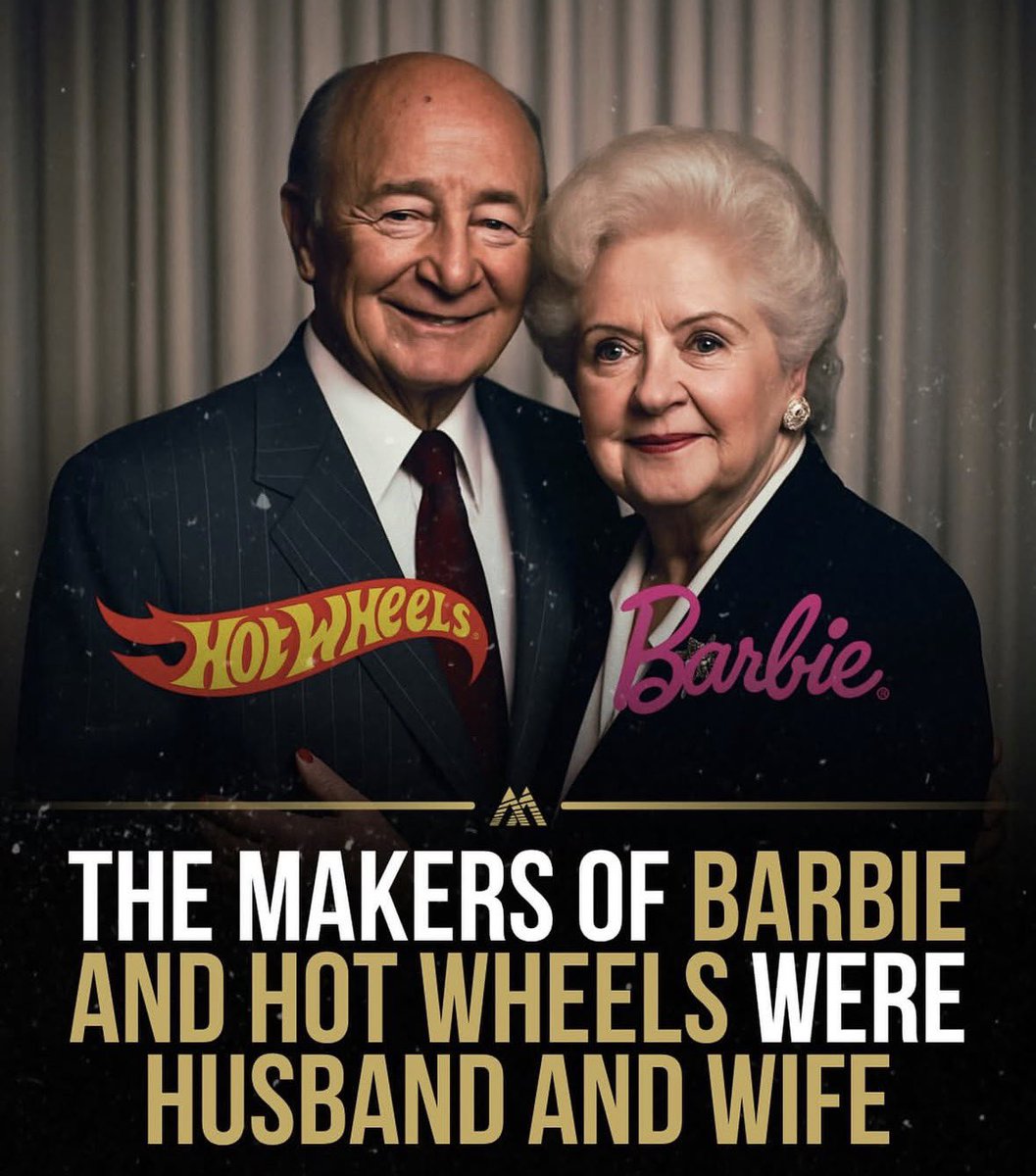 NoiseyNews's tweet image. #Barbie was created by #RuthHandler, while her husband #ElliotHandler co-created #HotWheels. She built the #doll adored by millions of girls, he designed the #cars loved by generations of boys. 🔴
