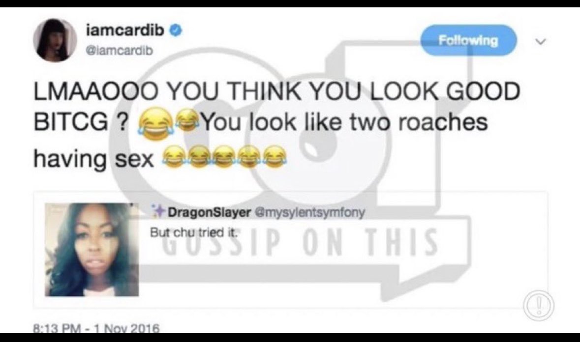 BKarnesha's tweet photo. @iamcardib https://t.co/oAJ0UTJtB9