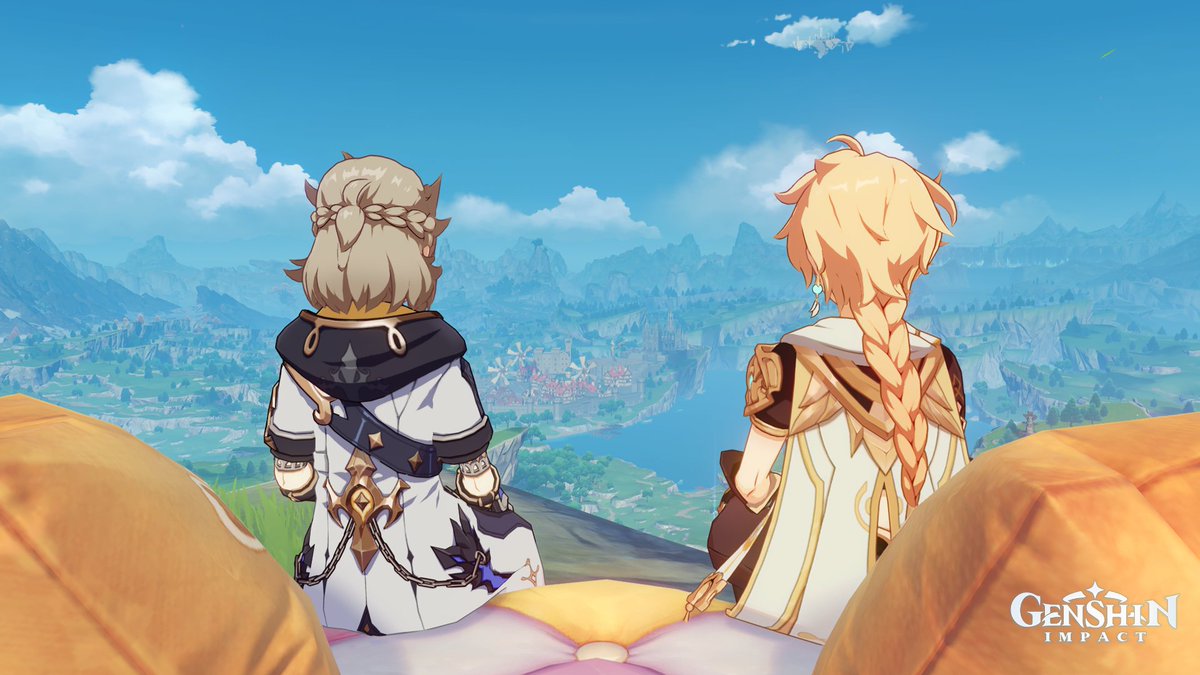 rinbedo's tweet photo. Born to hug each other, forced to social distance by hoyo's game programming https://t.co/T6NkHchvOa