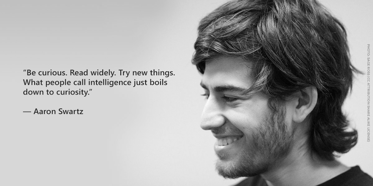 DarkWebInformer's tweet image. Aaron Swartz, 1986-2013