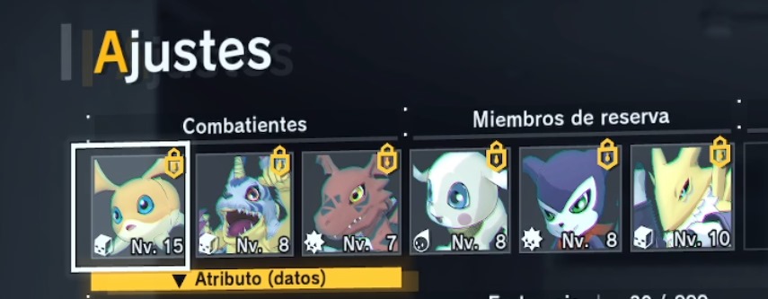 Mañana en cuanto me levante, a viciar a Digimon Story Time Stranger como un loco.
Dejé preparados estos digimon de la demo para poder empezar con algunos de los que más me gustan.
Patamon mi top como siempre, una pena no haber podido sacar a Terriermon 😅