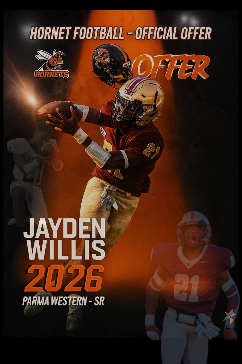 JWillis2026's tweet photo. Beyond honored and blessed to receive my second offer to play football at Kalamazoo football!

Thank you @CoachCWhitehead for this amazing opportunity! https://t.co/lcWLhDLn6j