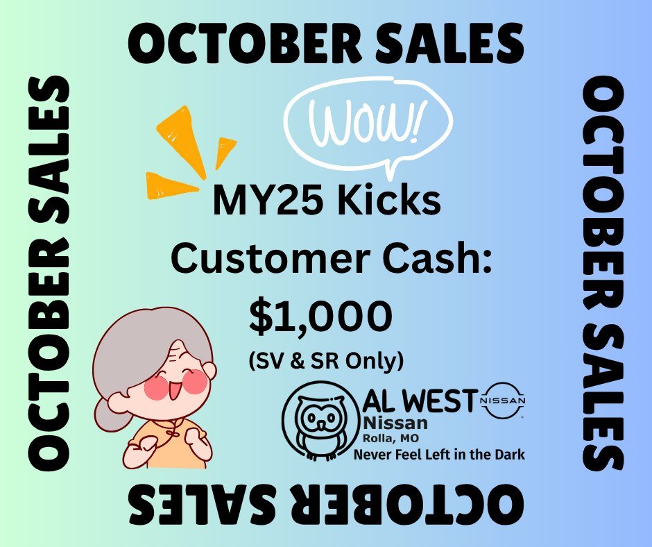 AlWest_N's tweet photo. October Deals at Nissan: #NISSAN https://t.co/K25j8dXggv