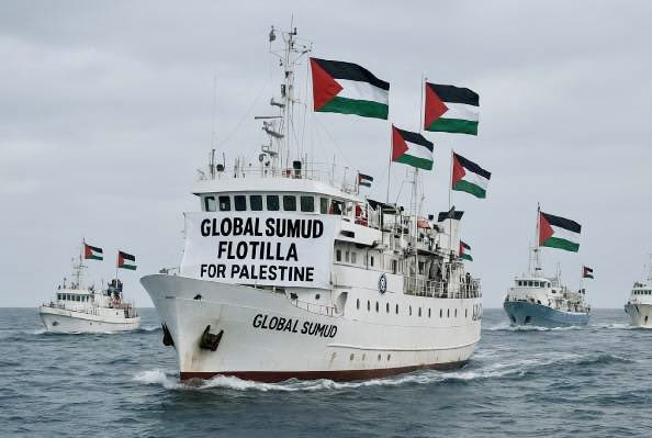 Andrew Tate says he will join the Gaza aid flotilla with his super yacht once it is built.

"When my super yacht is finished I'm joining the Flotilla."
