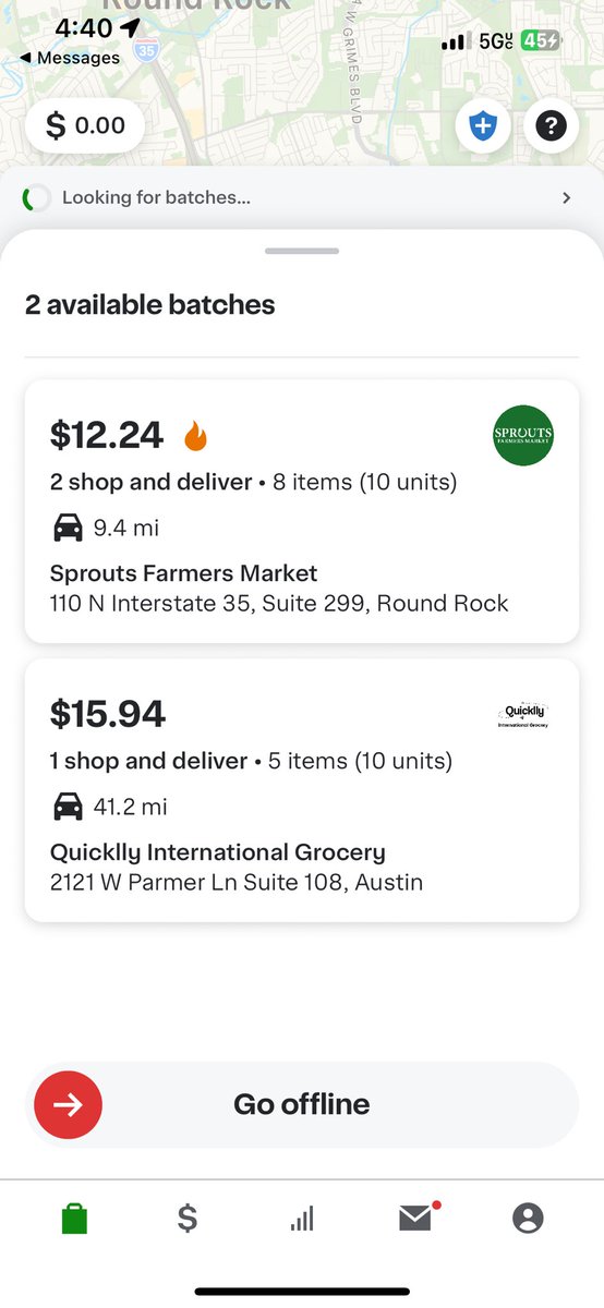 helllOtybby's tweet photo. @Instacart this don’t make no damn sense. You want me to drive 41 miles for 15$ … only a 3$ difference from a 9 mile trip? That’s bullshit. I really be wanting to work but it’s always something &amp; never worth it.. https://t.co/hzlZ9LOqlC