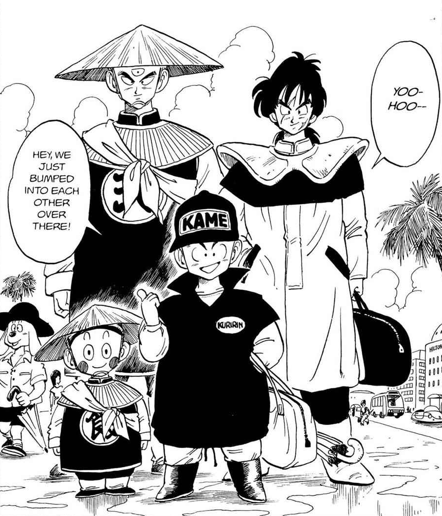 DBMangaPanels's tweet photo. Krillin Arrives At The World Martial Arts Tournament With Yamcha, Tien And Chiaotzu.
Dragon Ball Manga

クリリンがヤムチャ、ティエン、チャオツと一緒に世界武術大会に到着
ドラゴンボールマンガ https://t.co/3HEXUotAPx