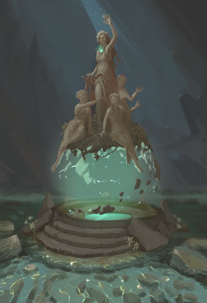 AngieMassei's tweet image. Cult of Barbatos, old statue #Barbatos #Venti #Genshin